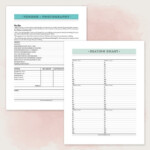 Free Printable Wedding Planning Worksheets Worksheets Master