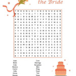 Free Printable Wedding Word Search Wedding Games Bride Shower