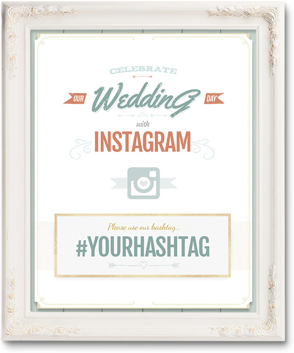 Free Wedding Hashtag Posters EWedding