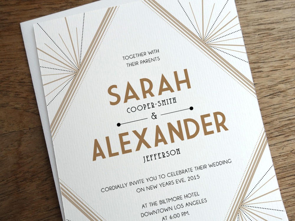 Get Modern DIY Wedding Invitations From E m papers