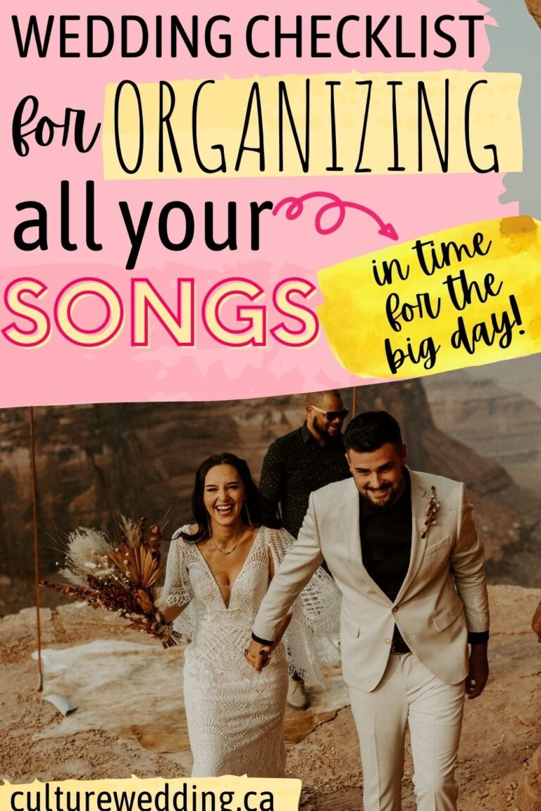 Grab This Simple Wedding Song List Template Music Checklist