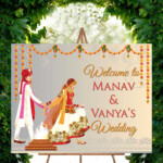 Hindu Wedding Welcome Sign Indian Wedding Reception Sign Etsy In 2021