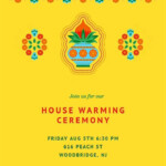 House Warming Ceremony Invitation Unique Housewarming Traditional