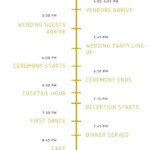 How To Create The Perfect Wedding Day Timeline Junebug Weddings
