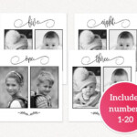 HOW TO Make Photo Table Numbers For Weddings Emmaline Bride