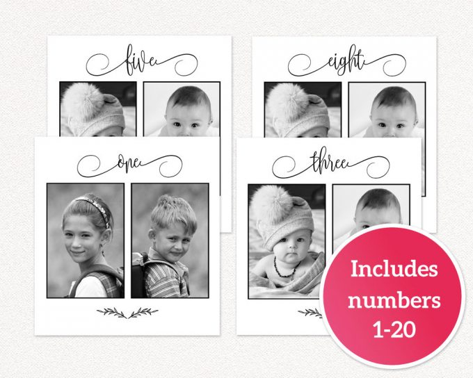 HOW TO Make Photo Table Numbers For Weddings Emmaline Bride