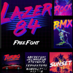 Introducing Original Retro Font Laser 84 For Your Designd