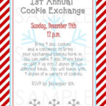 Items Similar To Cookie Exchange Snowflake Invitation On Etsy