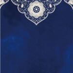 Lace Border Border Royal Blue Wedding Invitation Background Wedding