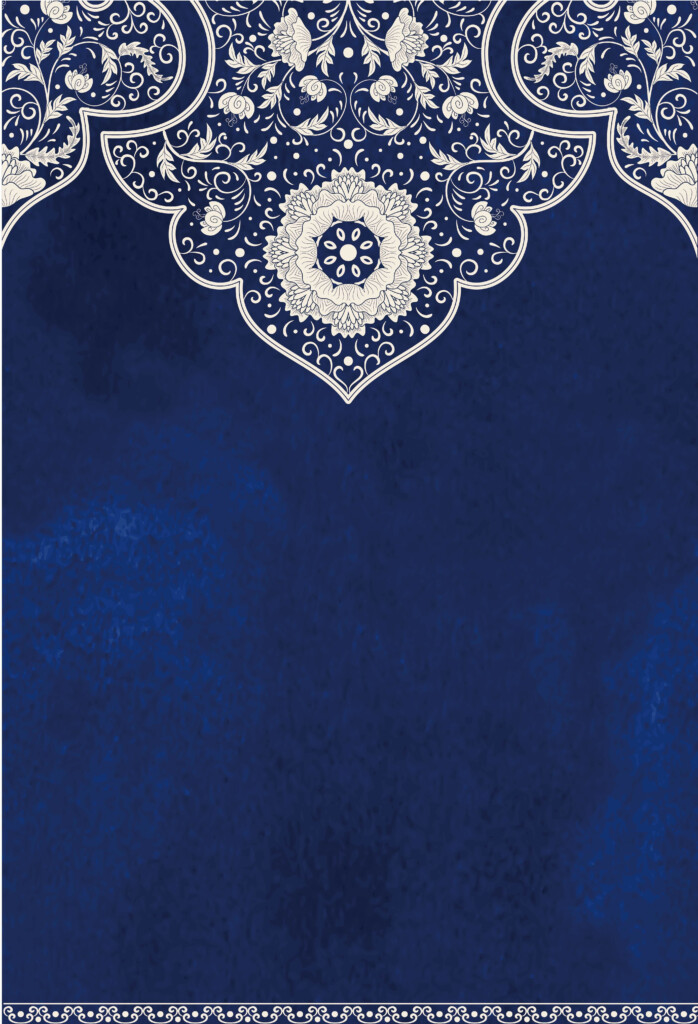 Lace Border Border Royal Blue Wedding Invitation Background Wedding 