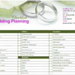 MS Word Wedding Planning Checklist Office Templates Online