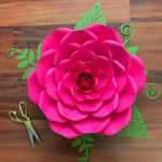 PDF Petal 23 Printable Giant Paper Flower For DIY Project Comes With 6