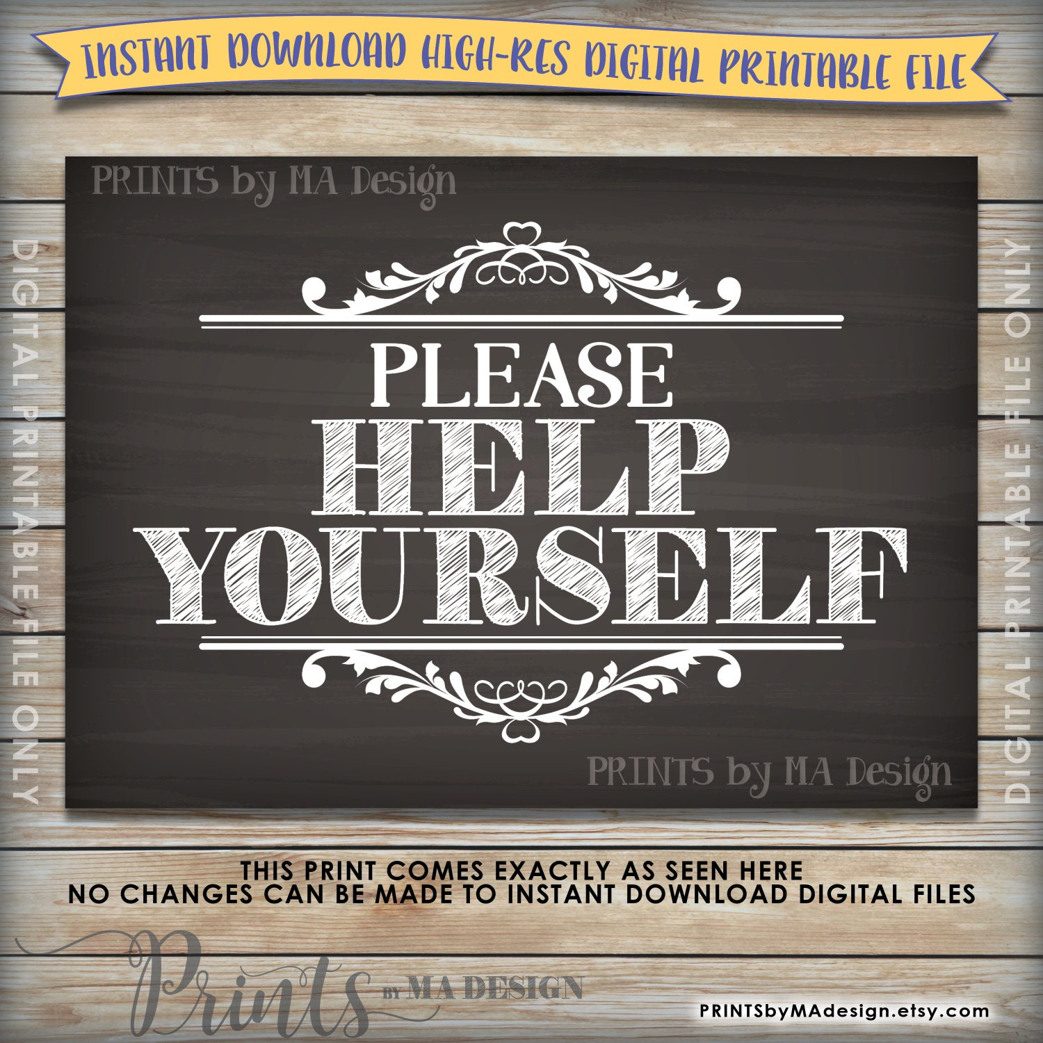 Please Help Yourself Sign Wedding Bathroom Basket Sign Bathroom 