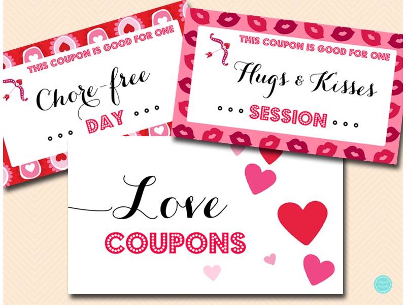Printable Love Coupons For Him Or Her Printabell Express