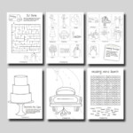 Printable Wedding Activity Book For Kids Printable Wedding Activity