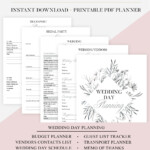 Printable Wedding Planner Grey Wedding Organizer DIY Etsy In 2020