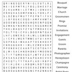 Printable Wedding Word Search Cool2bKids