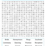 Printable Wedding Word Search Cool2bKids