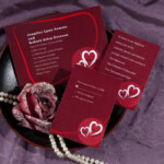 Red Heart Wedding Invitations