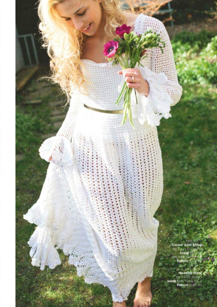 Retro Wedding Dress Crochet Pattern Crochet Kingdom