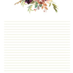 Rustic Wedding Stationery Image Paper Writing Paper Printable