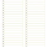 Sample Blank Checklist Template Google Docs Word Apple Pages PDF