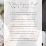 Sample Wedding Ceremony Scripts You Can Borrow For 2022 Wedding