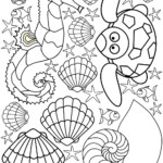 Seaside Creatures Colouring Page Rooftop Post Printables