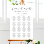 Seating Plan Templates Wedding Templates And Printables