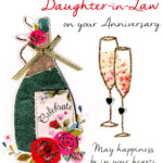 Son Daughter In Law Anniversary Greeting Card Cards