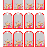 Teddy Bear Baby Shower Favor Tags