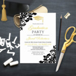 Template For Graduation Party Invitation Lovely Graduation Party Invit