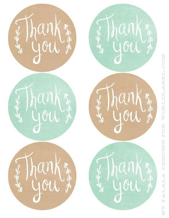 Thank You Printable Tags 25 Best Ideas About Thank You Labels On 