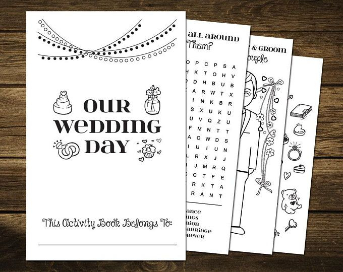 This Item Is Unavailable Etsy Kids Wedding Activities Wedding With 