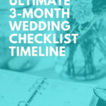 Ultimate 3 Month Wedding Checkllist Timeline Inspired Wedding
