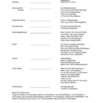 Wedding Ceremony Program Outlines Wedding Ceremony Outline