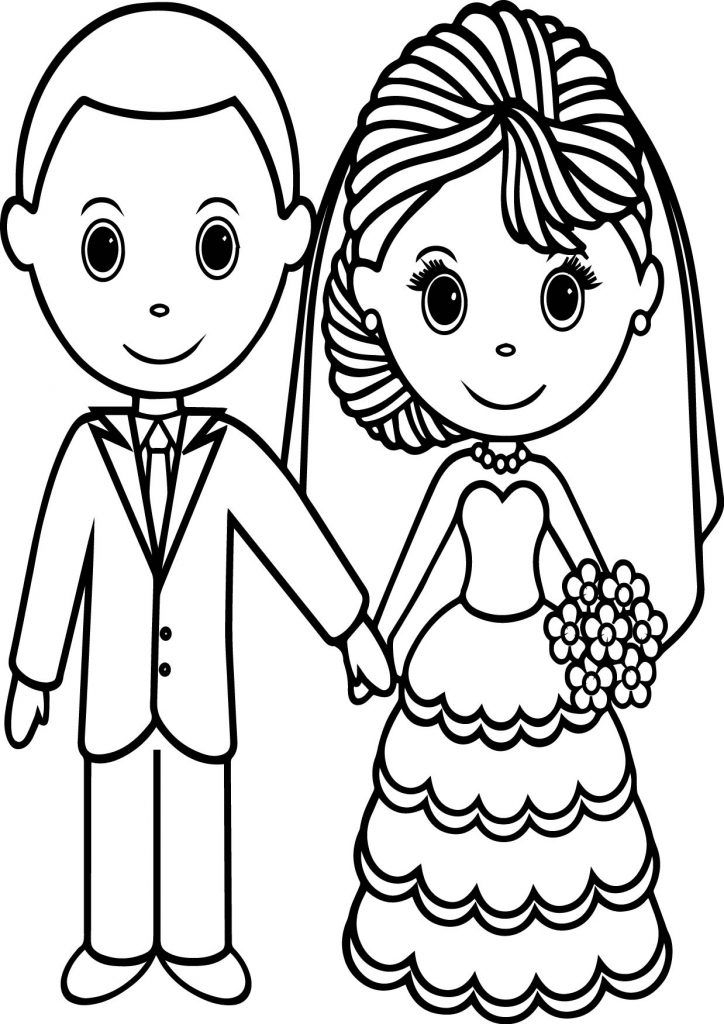 Wedding Coloring Pages Best Coloring Pages For Kids Kids Wedding