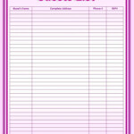 Wedding Guest List Pdf Awesome Guest List Template Bedroom Ideas