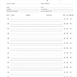 Wedding Guest List Template 9 Free Word Excel PDF Documents