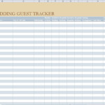 Wedding Guest List Template Wedding Guest List