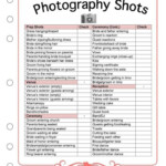 Wedding Photography Checklist Template Wedding Photographer Etsy In
