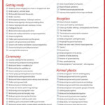 Wedding Photography Shot List Template For Word Wedding Photography