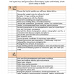 Wedding Planning Checklist Excel Spreadsheet Inside 015 Template Ideas