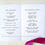 Wedding Program Template 41 Free Word PDF PSD Documents Download