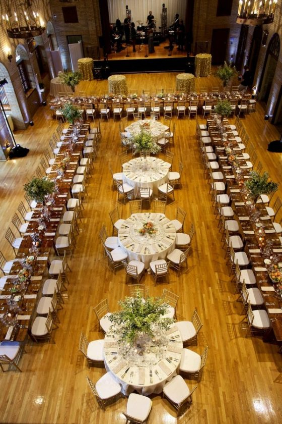 Wedding Reception Table Layout Ideas A Mix Of Rectangular And Circular 