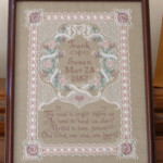 Wedding Sampler Counted Cross Stitch Wedding Sampler